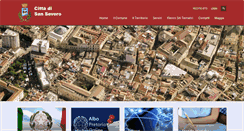 Desktop Screenshot of comune.san-severo.fg.it