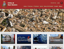 Tablet Screenshot of comune.san-severo.fg.it